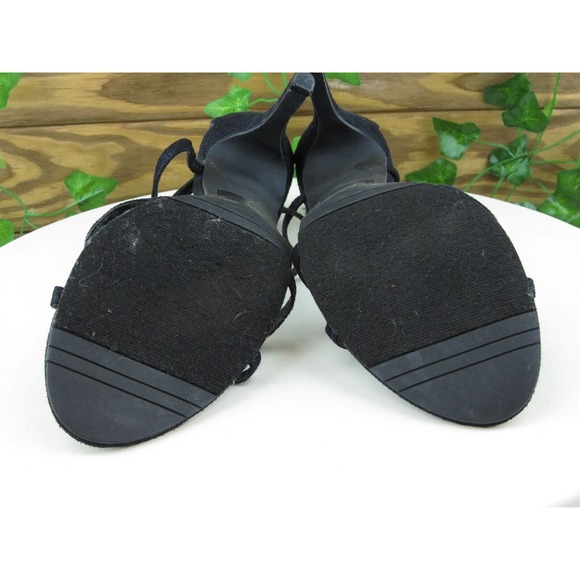 Nine West Size 9 M Women Sandal Gladiator Black Synthetic Snookie - Picture 9 of 10